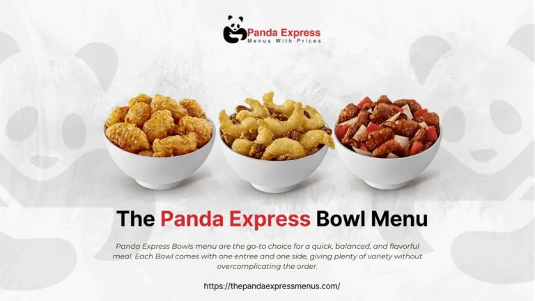 Panda Express Bowl Menu