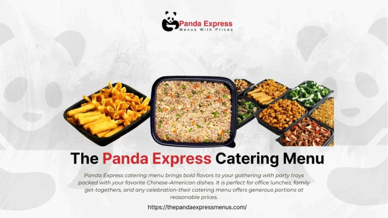 Panda Express Catering Menu