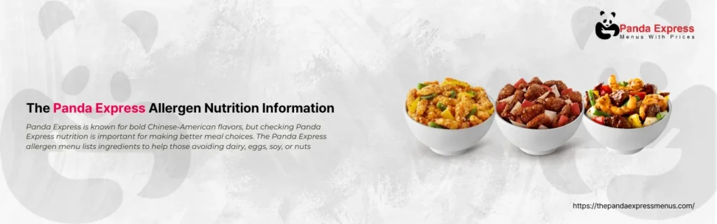 Panda Express Gluten Free Menu