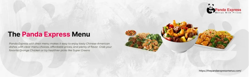 Panda Express menus with prices